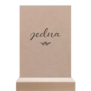 Papírové číslo stolu YVONE