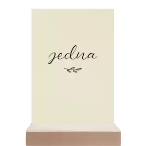 Papírové číslo stolu YVONE