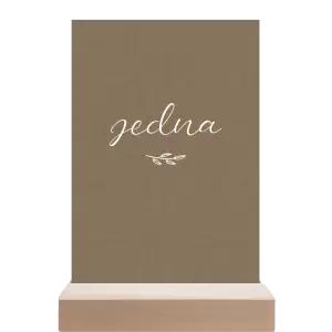 Papírové číslo stolu YVONE