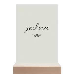 Papírové číslo stolu YVONE