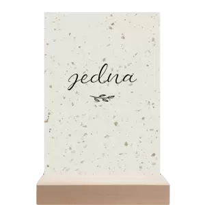 Papírové číslo stolu YVONE