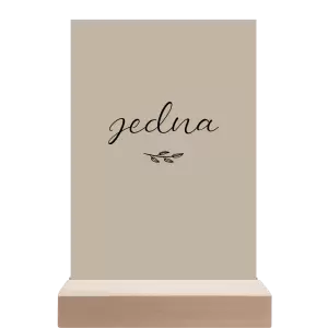 Papírové číslo stolu YVONE