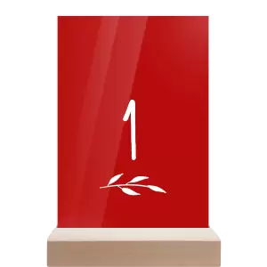 Plexi číslo stolu LENNY