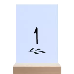 Papírové číslo stolu LENNY