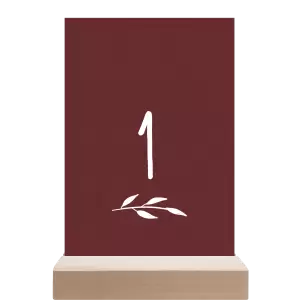 Papírové číslo stolu LENNY