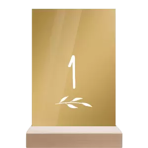 Plexi číslo stolu LENNY