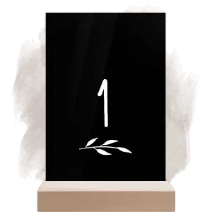 Plexi číslo stolu LENNY