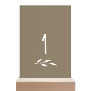 Papírové číslo stolu LENNY