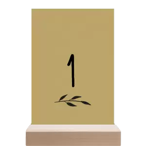 Papírové číslo stolu LENNY