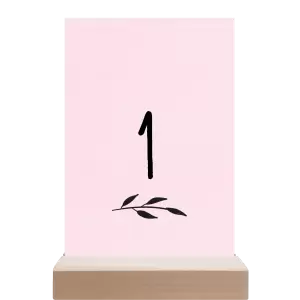 Papírové číslo stolu LENNY