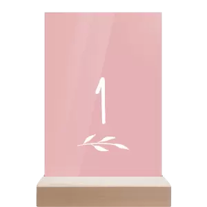 Plexi číslo stolu LENNY