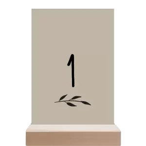 Papírové číslo stolu LENNY