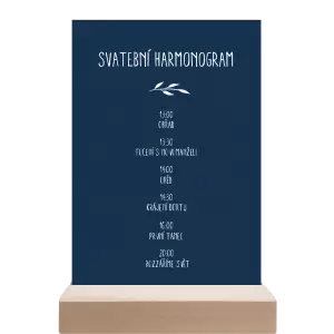 Papírový harmonogram LENNY