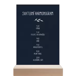 Papírový harmonogram LENNY