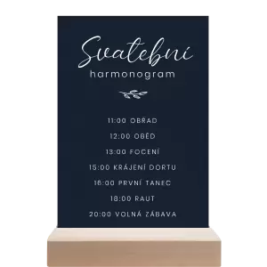 Papírový harmonogram YVONE