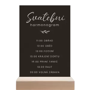 Papírový harmonogram YVONE