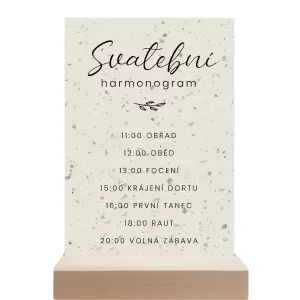 Papírový harmonogram YVONE