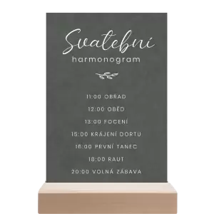 Papírový harmonogram YVONE