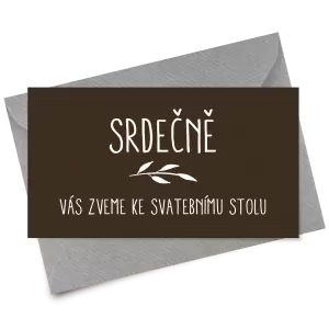 Papírová pozvánka LENNY