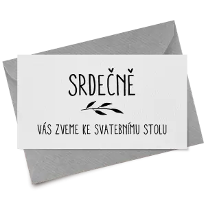 Papírová pozvánka LENNY