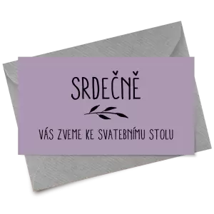 Papírová pozvánka LENNY