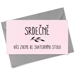 Papírová pozvánka LENNY