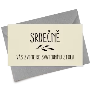 Papírová pozvánka LENNY