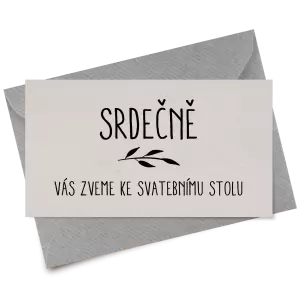 Papírová pozvánka LENNY