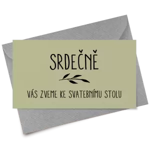 Papírová pozvánka LENNY