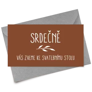 Papírová pozvánka LENNY