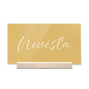 Papírová jmenovka YVONE