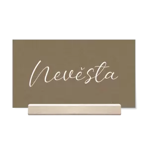 Papírová jmenovka YVONE