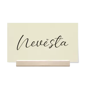 Papírová jmenovka YVONE