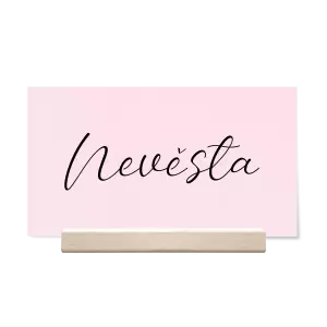 Papírová jmenovka YVONE