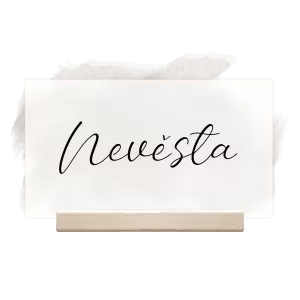 Plexi jmenovka YVONE