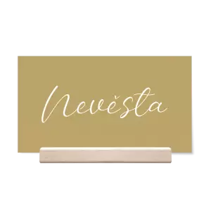 Papírová jmenovka YVONE