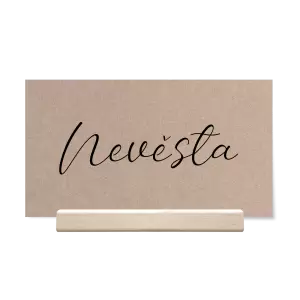 Papírová jmenovka YVONE