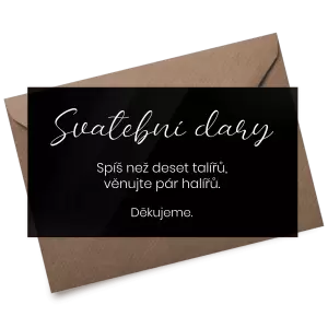 Plexi kartička dary YVONE