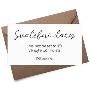 Plexi kartička dary YVONE