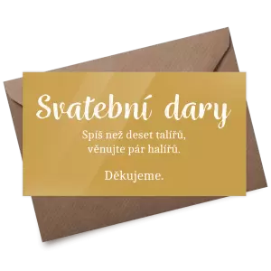 Plexi kartička dary DIANA