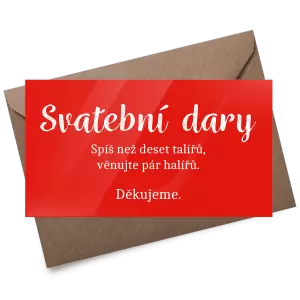 Plexi kartička dary DIANA