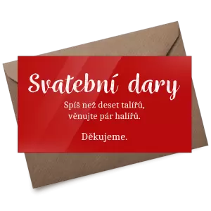 Plexi kartička dary DIANA