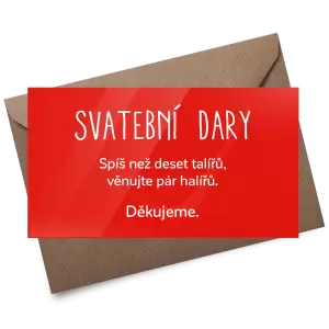 Plexi kartička dary ELENA