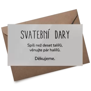 Plexi kartička dary ELENA