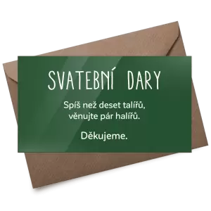 Plexi kartička dary ELENA