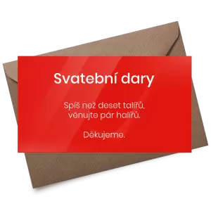 Plexi kartička dary HELENA