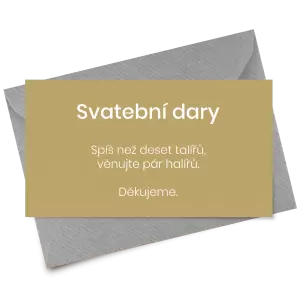 Papírová kartička dary HELENA
