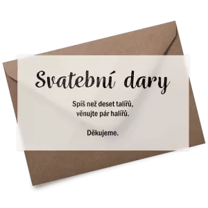 Plexi kartička dary IZABELA