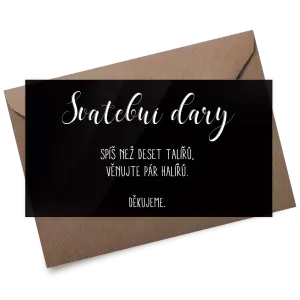 Plexi kartička dary ADRIANA