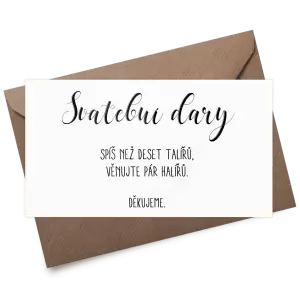 Plexi kartička dary ADRIANA